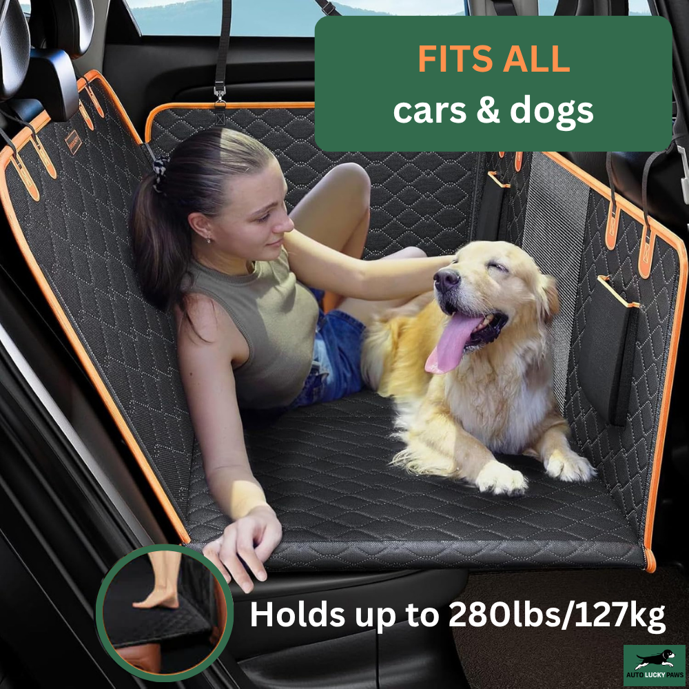 AutoLuckyPaws™ - Hard Bottom Dog Car Seat Protector