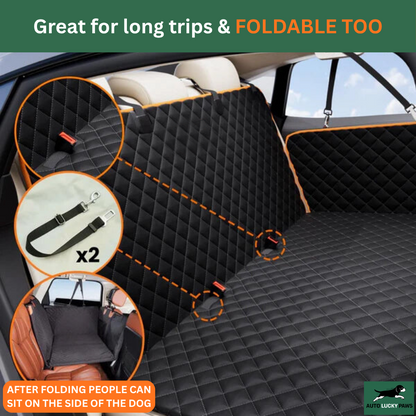 AutoLuckyPaws™ - Hard Bottom Dog Car Seat Protector