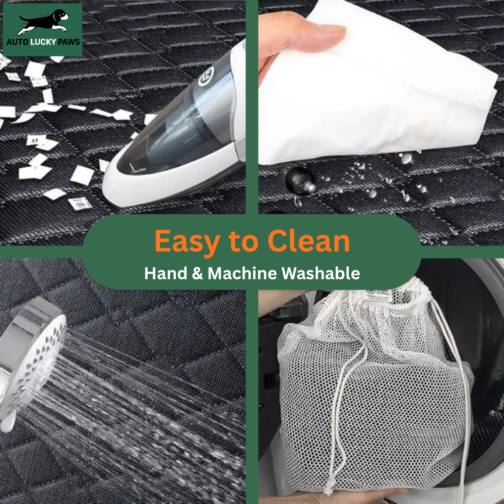 AutoLuckyPaws™ - Hard Bottom Dog Car Seat Protector