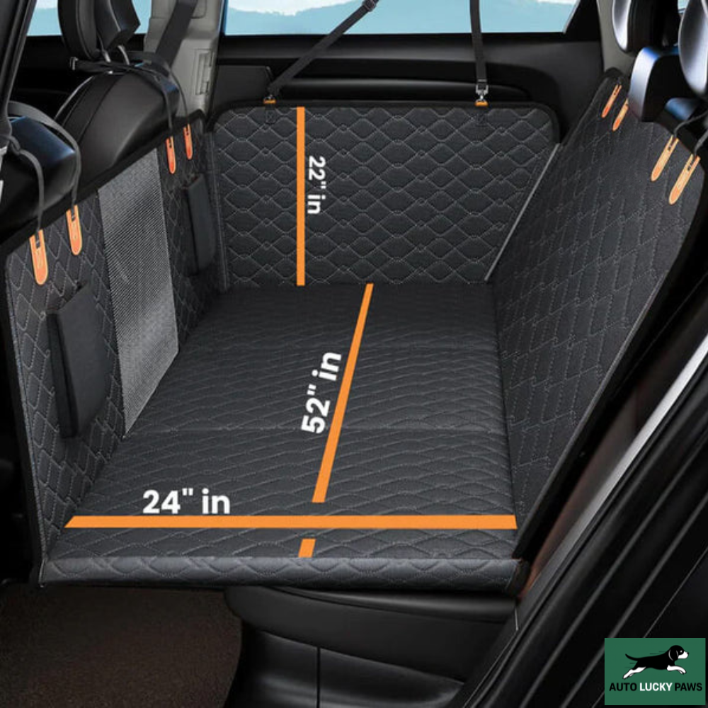 AutoLuckyPaws™ - Hard Bottom Dog Car Seat Protector